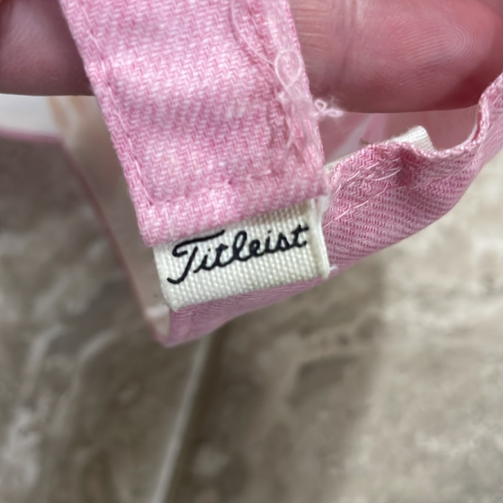 Titleist Cap Hat Women's Golf Pink Ribbon Pink Strapback - Picture 5 of 9
